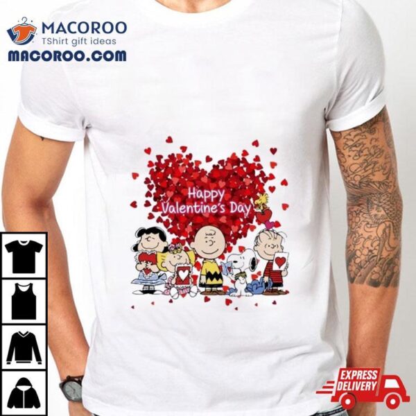 Snoopy And Friends Happy Valentine’s Day 2024 Shirt