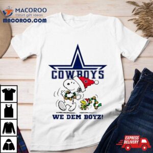 Snoopy Christmas Cowboys We Dem Boyz Shirt