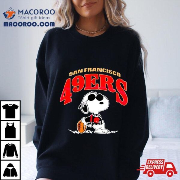 Snoopy San Francisco 49ers Football Fan Shirt