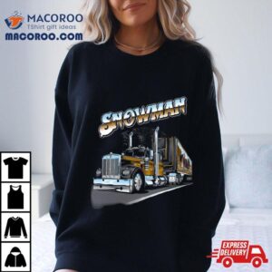 Snowman Smokey The Bandit Smile Face Ar Tshirt