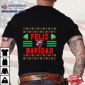 South Bend Cubs Feliz Navidad Ugly Christmas Tshirt