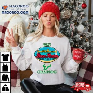 South Florida Bulls Roofclaim Boca Raton Bowl Champions Tshirt