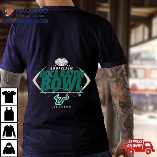 South Florida Bulls 2023 Roofclaim Boca Raton Bowl Fau Stadium Shirt