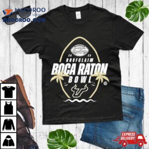 South Florida Bulls Roofclaim Boca Raton Bowl Tshirt