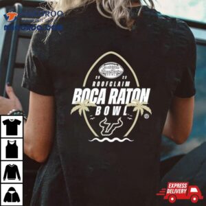 South Florida Bulls Football 2023 Roofclaim Boca Raton Bowl Shirt