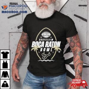 South Florida Bulls Football Roofclaim Boca Raton Bowl Tshirt