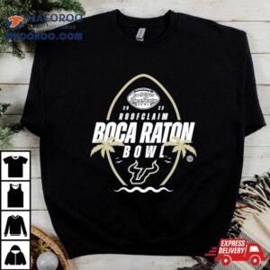 South Florida Bulls Football Roofclaim Boca Raton Bowl Tshirt