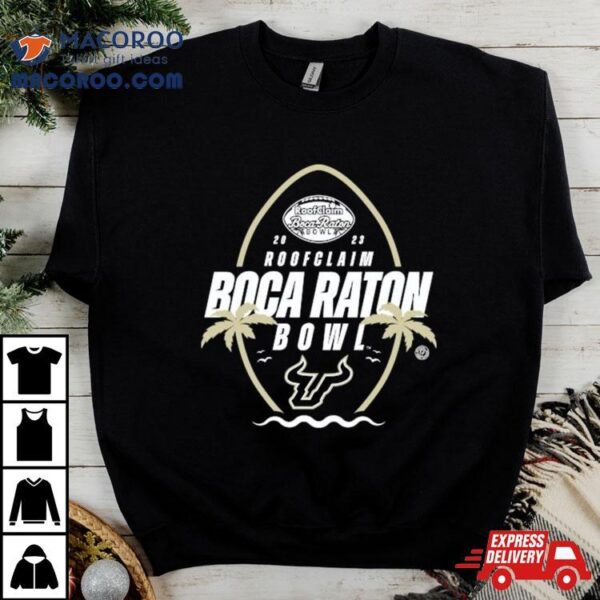 South Florida Bulls Football 2023 Roofclaim Boca Raton Bowl Shirt