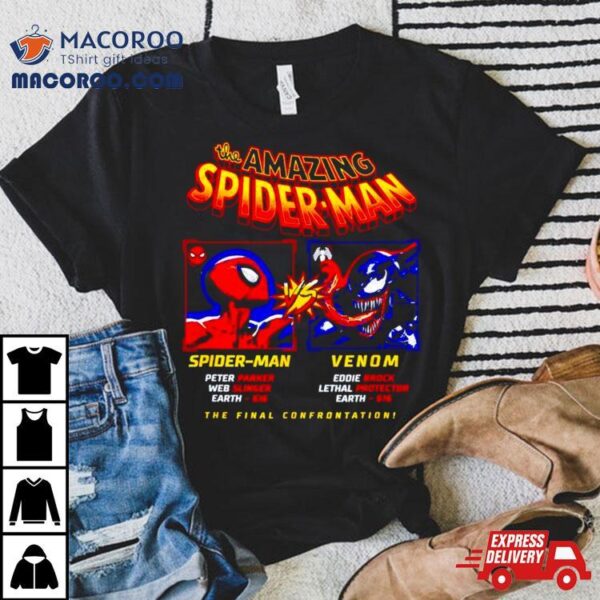 Spider Man Vs Venom The Amazing Spider Man Shirt