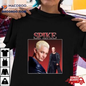 Spike The Vampire Slayer Retro Design Tshirt