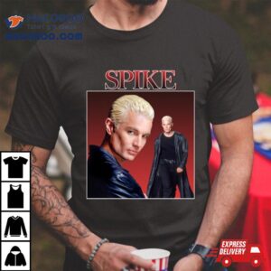 Spike The Vampire Slayer Retro Design Tshirt