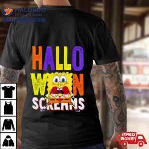 Spongebob Halloween Screams Tshirt