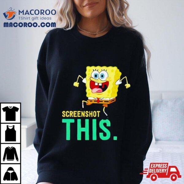 Spongebob Screenshot Shirt