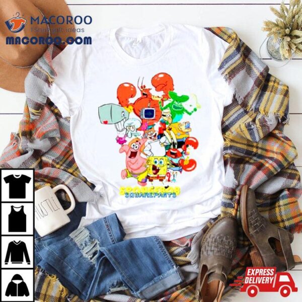 Spongebob Squarepants Group Shot Title Pose Shirt