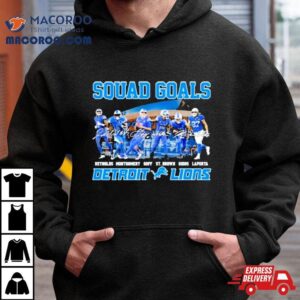 Squad Goals Detroit Lions Signatures Tshirt