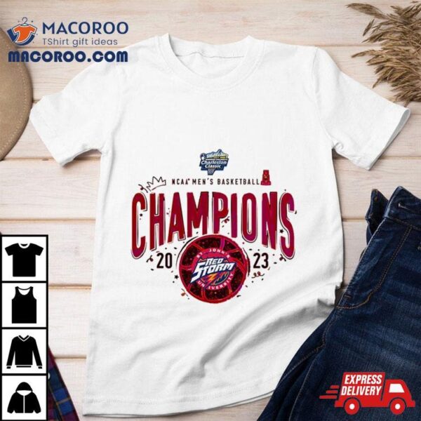 St John’s Red Storm Is Champions Of Charleston Classic 2023 Ncaa Men’s Basketball Congratulations T Shirt