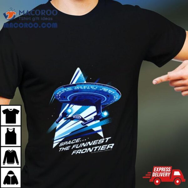 Star Trek Lower Decks Space… The Funnest Frontier Starship Logo Shirt