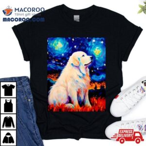 Starry Night Great Dog Tshirt