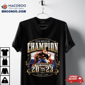 Steer Wrestling Champion Tyler Waguespack Tshirt