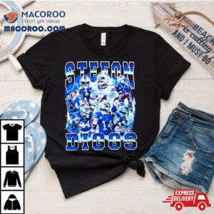 Stefon Diggs Buffalo Bills Retro Tshirt