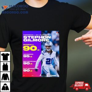 Stephon Gilmore Cowboys Overall Awareness Throw Power Play Action Madden Tshirt