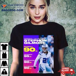 Stephon Gilmore Cowboys Overall Awareness Throw Power Play Action Madden Tshirt