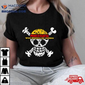 Straw Hat One Piece Anime Logo Tshirt