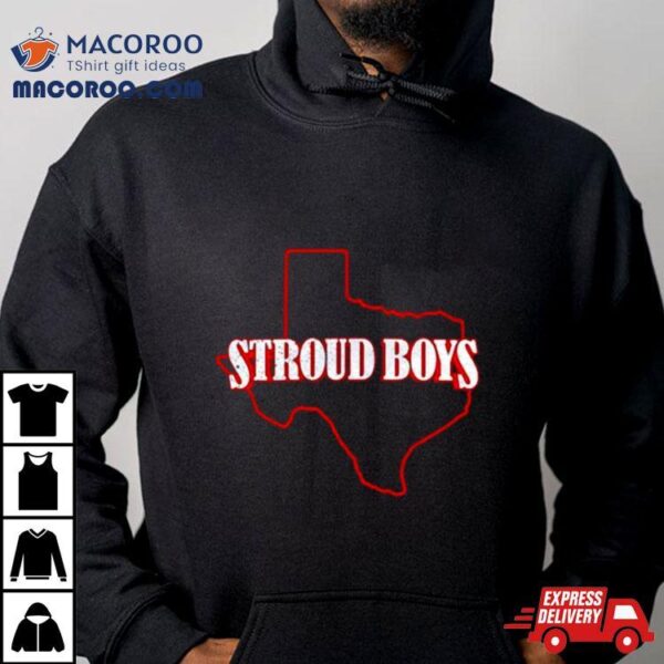 Stroud Boys Texas Map Shirt