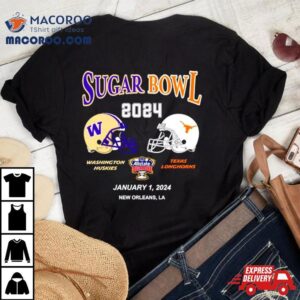 Sugar Bowl Washington Huskies Vs Texas Longhorns Tshirt