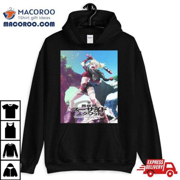 Suicide Squad Isekai Original Anime Scheduled For 2024 Harley Quinn Poster T Shirt