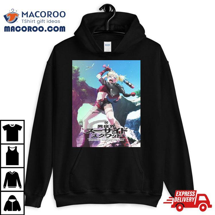 Stream Suicide Squad Isekai Original Anime Scheduled For 2024 Harley Quinn  Poster T Shirt by macoroo