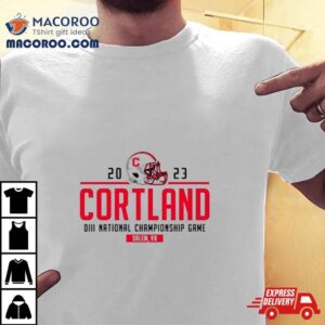 Suny Cortland Football Stagg Bowl Championship Tshirt