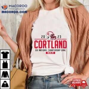 Suny Cortland Football Stagg Bowl Championship Tshirt