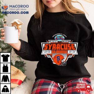 Syracuse Go Orange 2023 Roofclaim Boca Raton Bowl Shirt