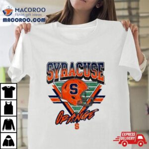 Syracuse Orange Helmet Triangle Vintage Tshirt