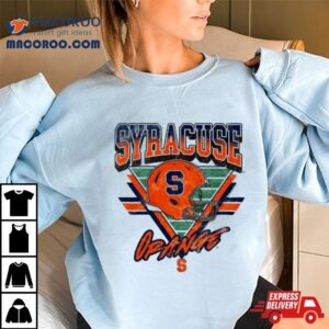 Syracuse Orange Helmet Triangle Vintage Tshirt