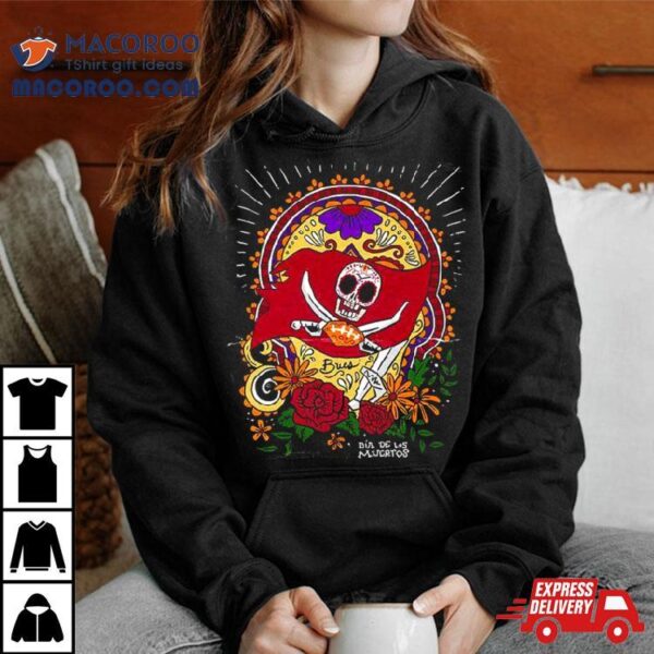 Tampa Bay Buccaneers Dia De Los Muertos Por La Cultura 2023 T Shirt