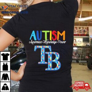 Tampa Bay Rays Autism Awareness Knowledge Power Shirt