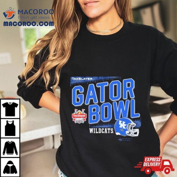 Taxslayer Gator Bowl 2023 Kentucky Wildcats Helmet Shirt