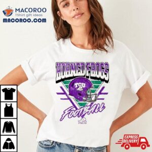 Tcu Horned Frogs Helmet Triangle Vintage Tshirt