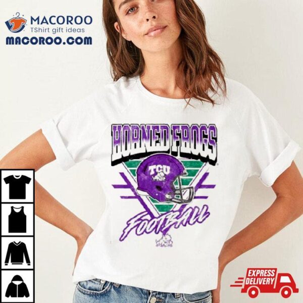 Tcu Horned Frogs Helmet Triangle Vintage Shirt