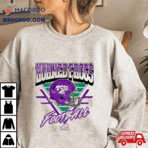 Tcu Horned Frogs Helmet Triangle Vintage Tshirt