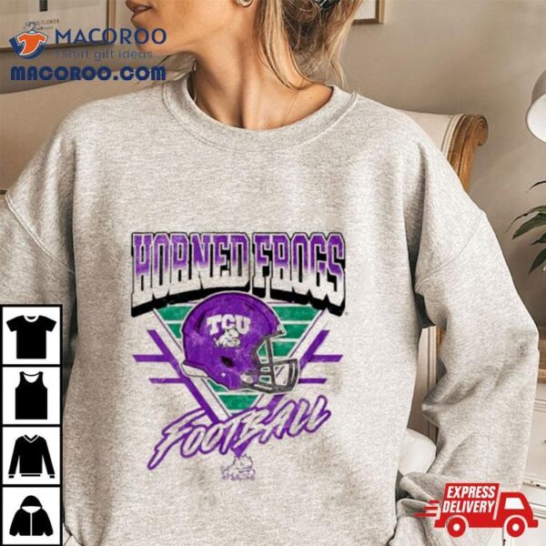 Tcu Horned Frogs Helmet Triangle Vintage Shirt