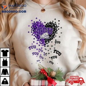 Tcu Horned Frogs Tiny Heart Shape 2023 Shirt