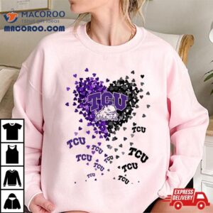 Tcu Horned Frogs Tiny Heart Shape 2023 Shirt