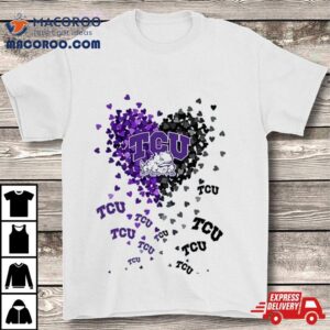 Tcu Horned Frogs Tiny Heart Shape Tshirt