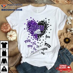 Tcu Horned Frogs Tiny Heart Shape Tshirt