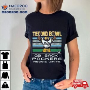 Tecmo Bowl Green Bay Packers Reggie White Qb Sack Tshirt