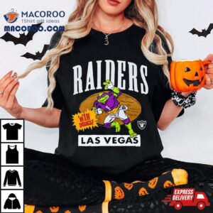 Teenage Mutant Ninja Turtles Donatello Win Dudes Las Vegas Raiders Tshirt