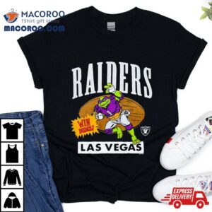 Teenage Mutant Ninja Turtles Donatello Win Dudes Las Vegas Raiders Tshirt